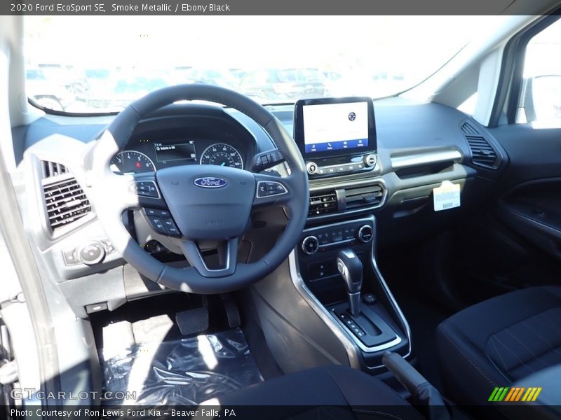Smoke Metallic / Ebony Black 2020 Ford EcoSport SE