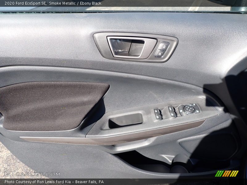 Smoke Metallic / Ebony Black 2020 Ford EcoSport SE
