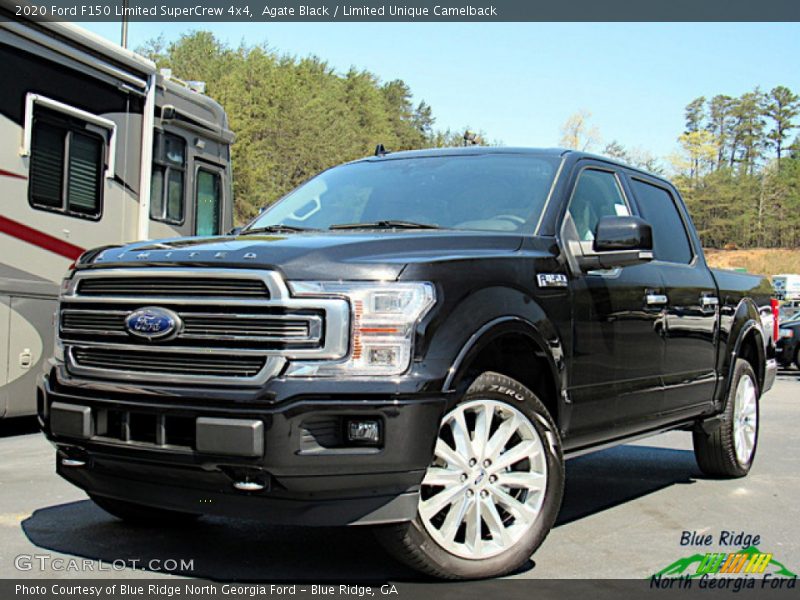 Agate Black / Limited Unique Camelback 2020 Ford F150 Limited SuperCrew 4x4