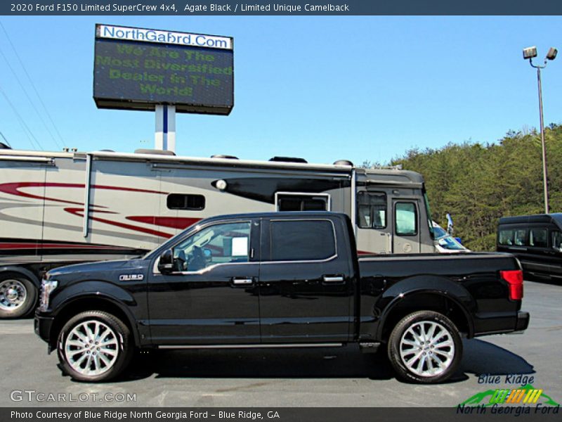 Agate Black / Limited Unique Camelback 2020 Ford F150 Limited SuperCrew 4x4