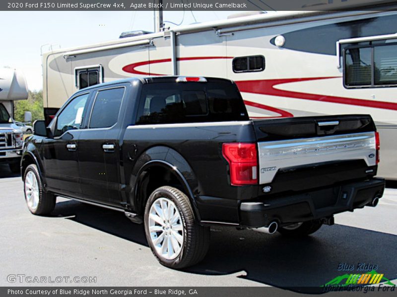 Agate Black / Limited Unique Camelback 2020 Ford F150 Limited SuperCrew 4x4