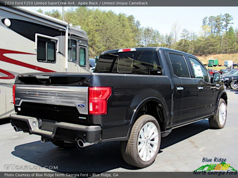 Agate Black / Limited Unique Camelback 2020 Ford F150 Limited SuperCrew 4x4