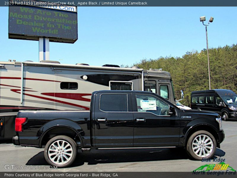 Agate Black / Limited Unique Camelback 2020 Ford F150 Limited SuperCrew 4x4