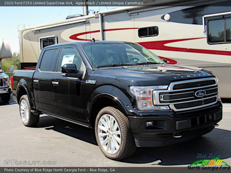 Agate Black / Limited Unique Camelback 2020 Ford F150 Limited SuperCrew 4x4