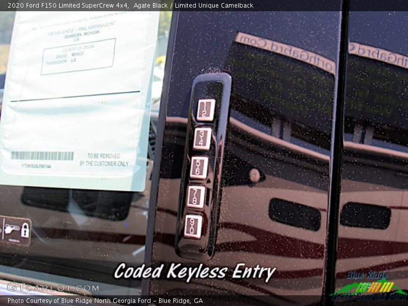 Agate Black / Limited Unique Camelback 2020 Ford F150 Limited SuperCrew 4x4