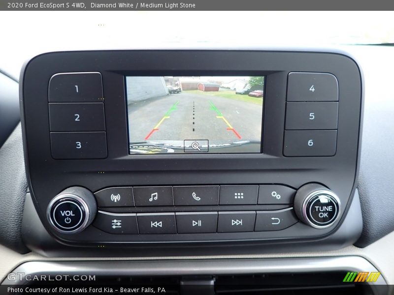 Diamond White / Medium Light Stone 2020 Ford EcoSport S 4WD