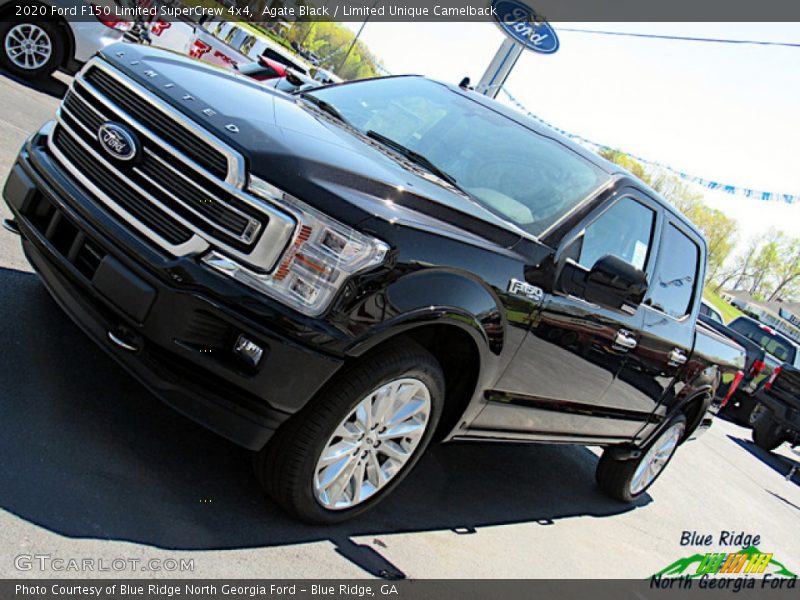 Agate Black / Limited Unique Camelback 2020 Ford F150 Limited SuperCrew 4x4