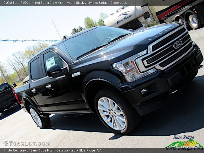 Agate Black / Limited Unique Camelback 2020 Ford F150 Limited SuperCrew 4x4