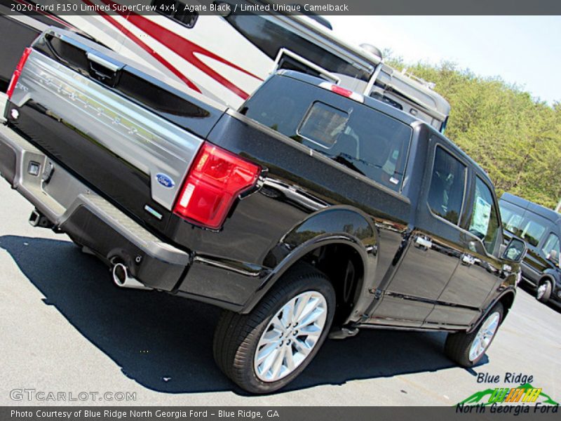 Agate Black / Limited Unique Camelback 2020 Ford F150 Limited SuperCrew 4x4
