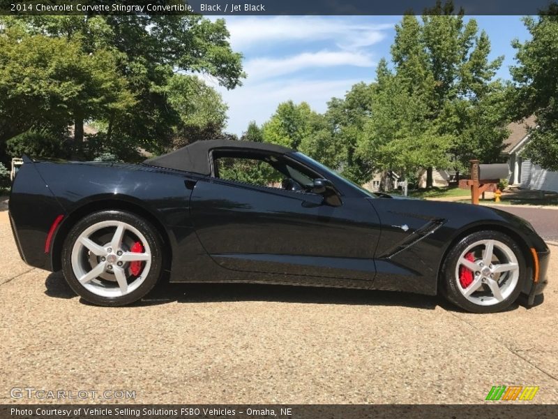 Black / Jet Black 2014 Chevrolet Corvette Stingray Convertible