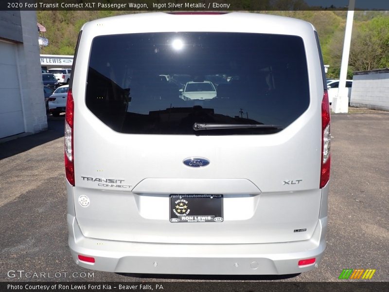 Ingot Silver Metallic / Ebony 2020 Ford Transit Connect XLT Passenger Wagon
