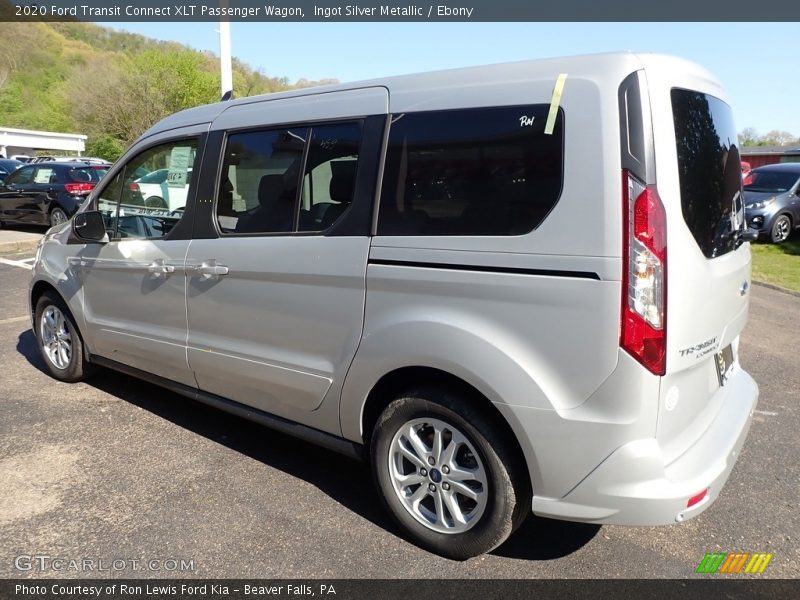Ingot Silver Metallic / Ebony 2020 Ford Transit Connect XLT Passenger Wagon