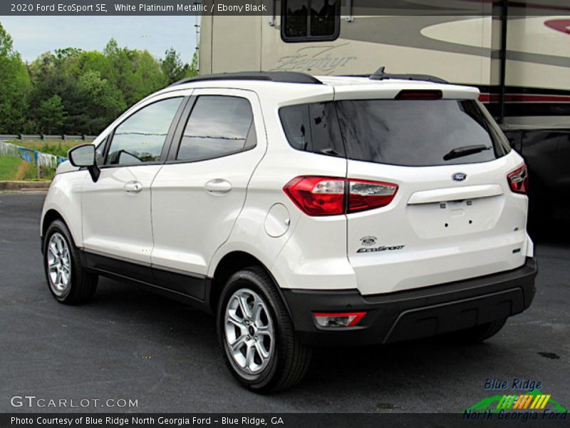 White Platinum Metallic / Ebony Black 2020 Ford EcoSport SE
