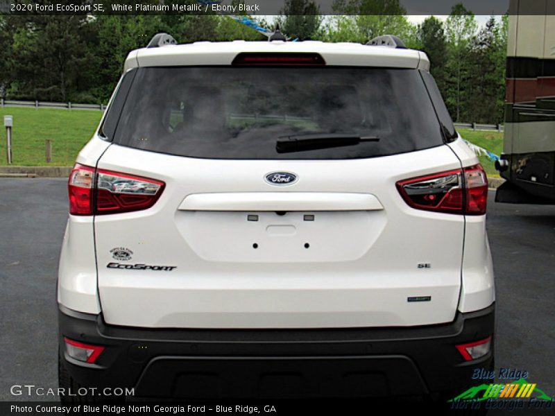 White Platinum Metallic / Ebony Black 2020 Ford EcoSport SE