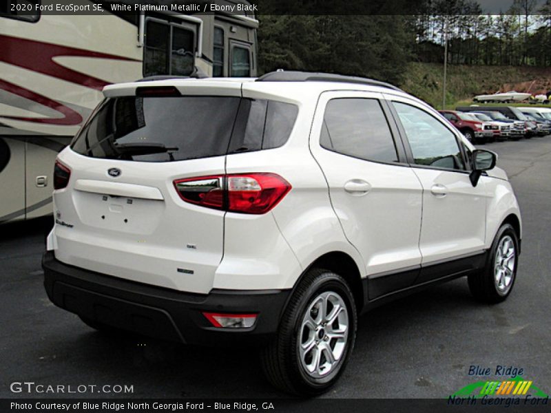 White Platinum Metallic / Ebony Black 2020 Ford EcoSport SE