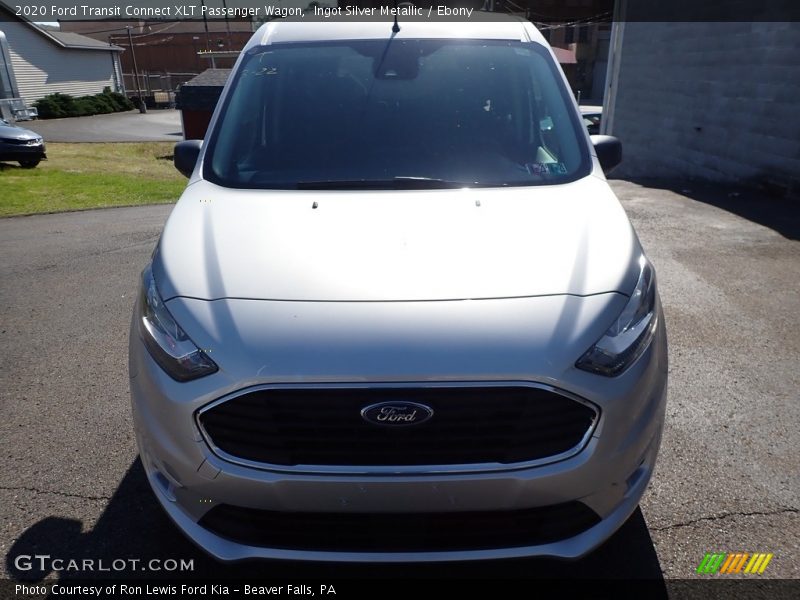 Ingot Silver Metallic / Ebony 2020 Ford Transit Connect XLT Passenger Wagon