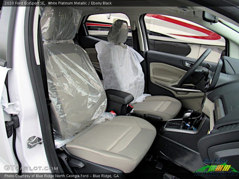 White Platinum Metallic / Ebony Black 2020 Ford EcoSport SE