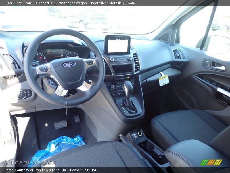 Ingot Silver Metallic / Ebony 2020 Ford Transit Connect XLT Passenger Wagon