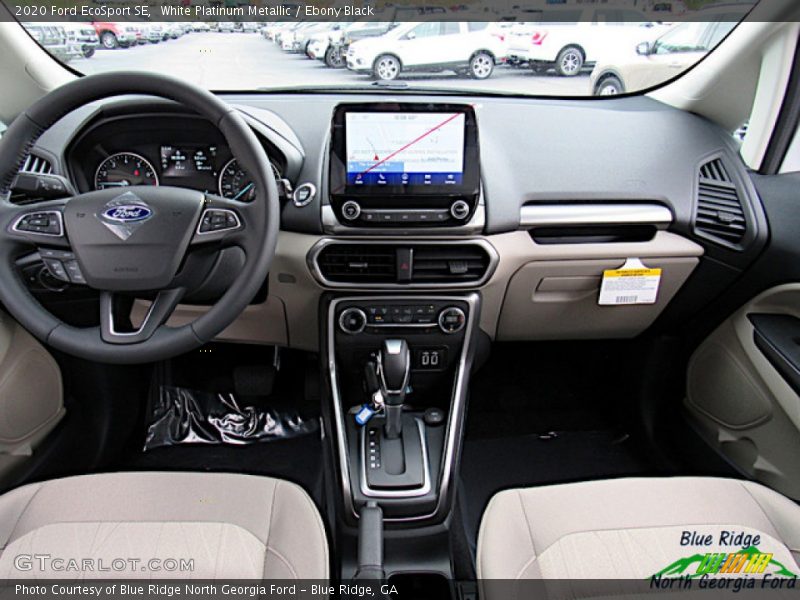 White Platinum Metallic / Ebony Black 2020 Ford EcoSport SE