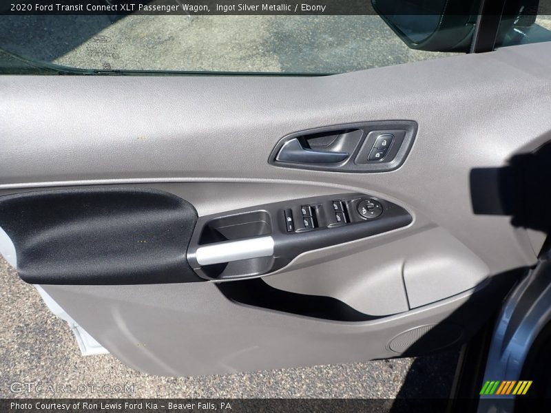 Ingot Silver Metallic / Ebony 2020 Ford Transit Connect XLT Passenger Wagon
