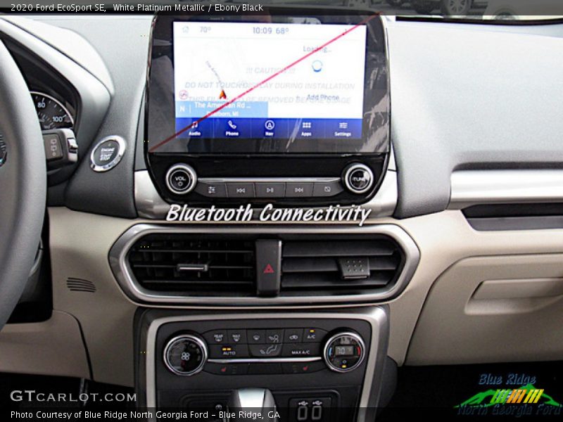 White Platinum Metallic / Ebony Black 2020 Ford EcoSport SE