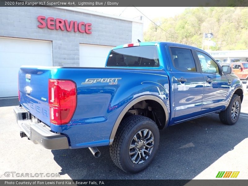 Lightning Blue / Ebony 2020 Ford Ranger XLT SuperCrew 4x4