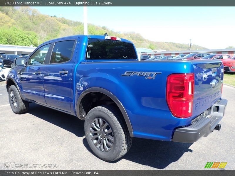 Lightning Blue / Ebony 2020 Ford Ranger XLT SuperCrew 4x4