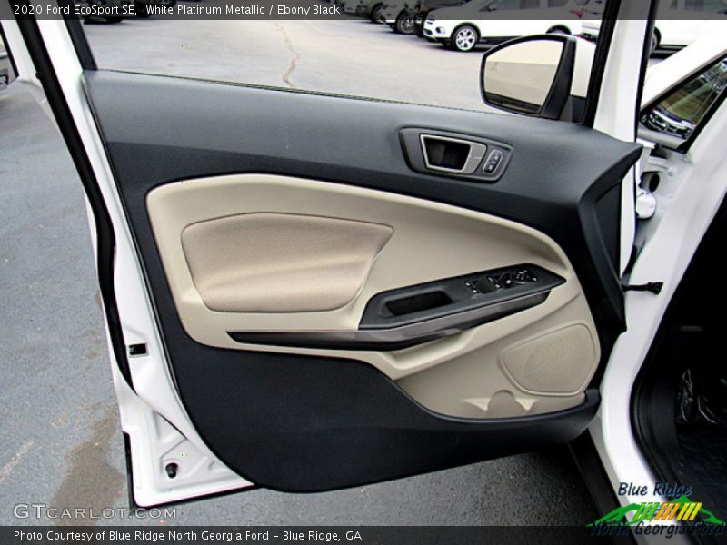 White Platinum Metallic / Ebony Black 2020 Ford EcoSport SE