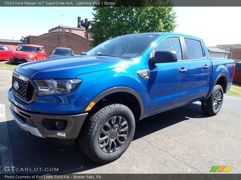 Lightning Blue / Ebony 2020 Ford Ranger XLT SuperCrew 4x4