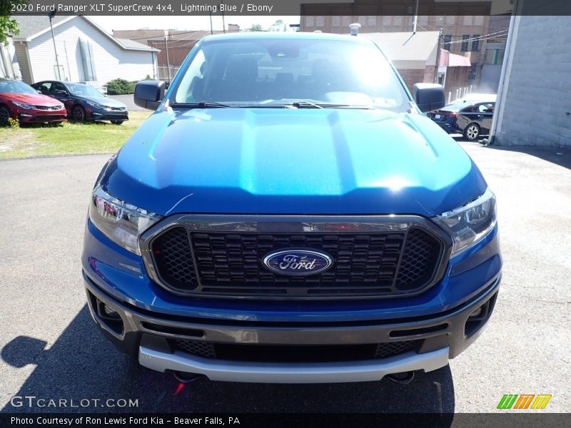 Lightning Blue / Ebony 2020 Ford Ranger XLT SuperCrew 4x4