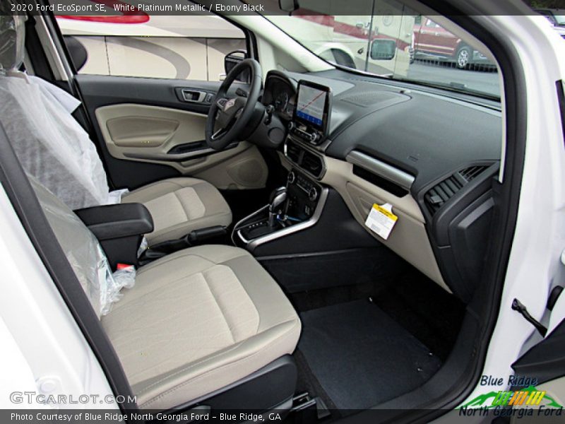 White Platinum Metallic / Ebony Black 2020 Ford EcoSport SE
