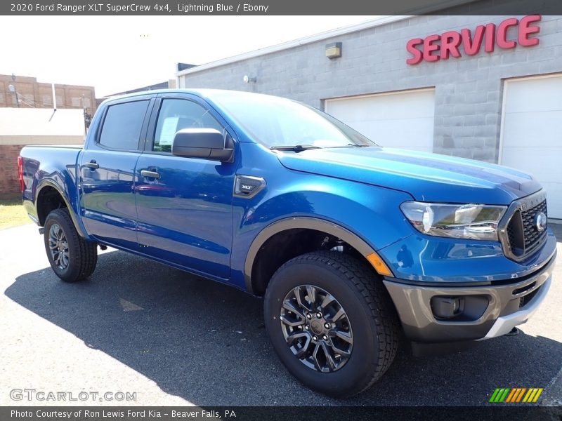 Lightning Blue / Ebony 2020 Ford Ranger XLT SuperCrew 4x4
