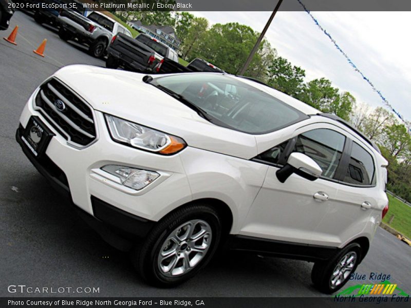 White Platinum Metallic / Ebony Black 2020 Ford EcoSport SE