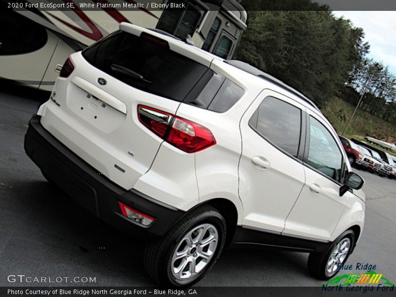 White Platinum Metallic / Ebony Black 2020 Ford EcoSport SE