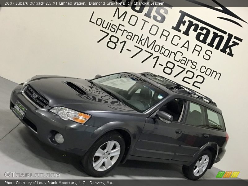 Diamond Gray Metallic / Charcoal Leather 2007 Subaru Outback 2.5 XT Limited Wagon