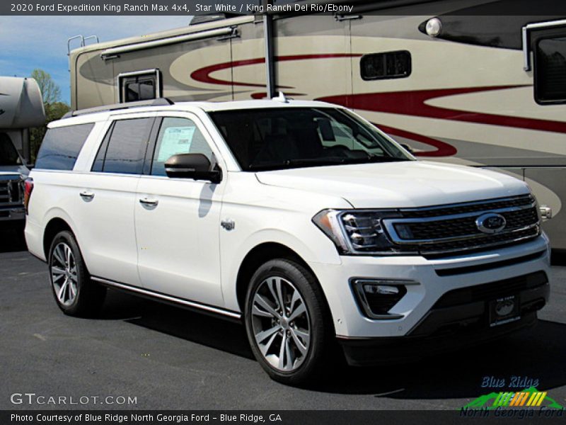Star White / King Ranch Del Rio/Ebony 2020 Ford Expedition King Ranch Max 4x4