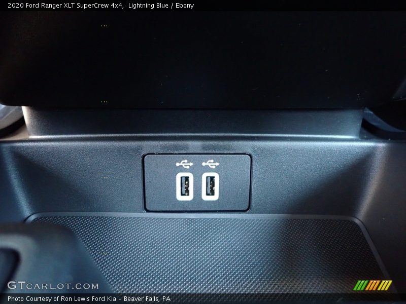Lightning Blue / Ebony 2020 Ford Ranger XLT SuperCrew 4x4