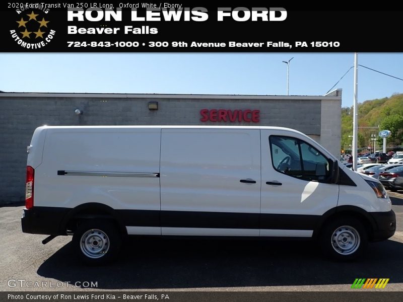 Oxford White / Ebony 2020 Ford Transit Van 250 LR Long