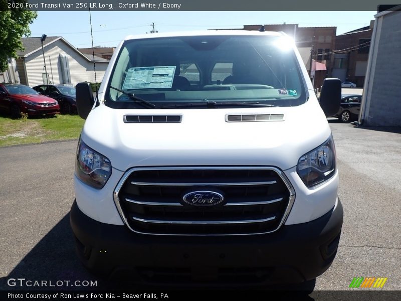 Oxford White / Ebony 2020 Ford Transit Van 250 LR Long