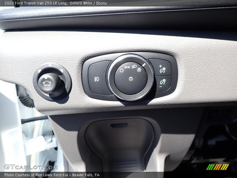 Oxford White / Ebony 2020 Ford Transit Van 250 LR Long