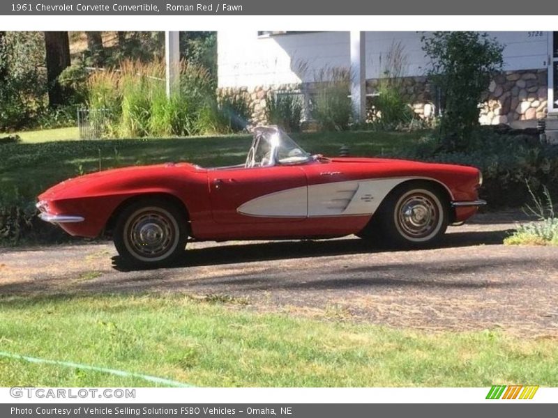  1961 Corvette Convertible Roman Red