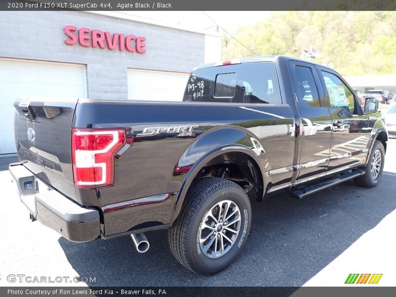 Agate Black / Black 2020 Ford F150 XLT SuperCab 4x4