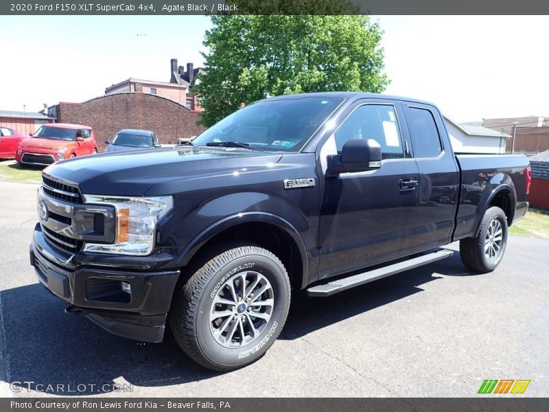 Agate Black / Black 2020 Ford F150 XLT SuperCab 4x4