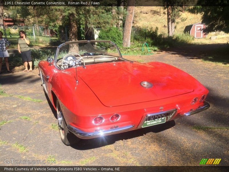 Roman Red / Fawn 1961 Chevrolet Corvette Convertible