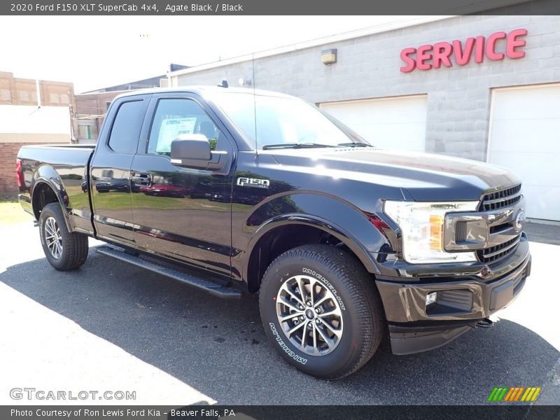 Agate Black / Black 2020 Ford F150 XLT SuperCab 4x4