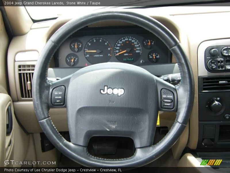 Stone White / Taupe 2004 Jeep Grand Cherokee Laredo