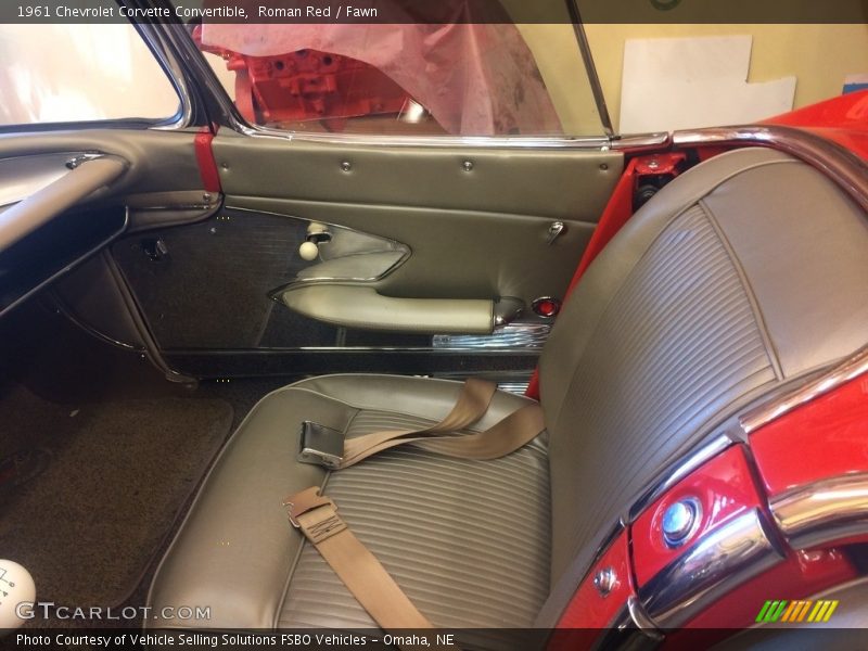 Front Seat of 1961 Corvette Convertible