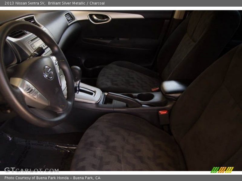 Brilliant Silver Metallic / Charcoal 2013 Nissan Sentra SV