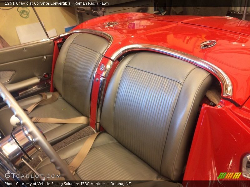 Roman Red / Fawn 1961 Chevrolet Corvette Convertible