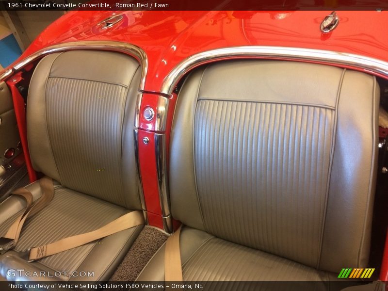 Roman Red / Fawn 1961 Chevrolet Corvette Convertible